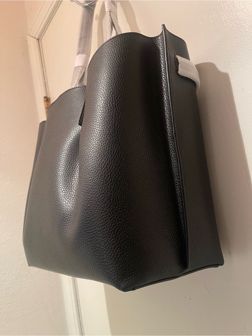 Michael Kors Black Pebbled Leather Tote Bag - Picture 5 of 7